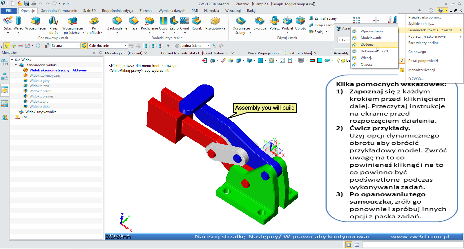 CAD_Interaktywny samouczek_ZW3D